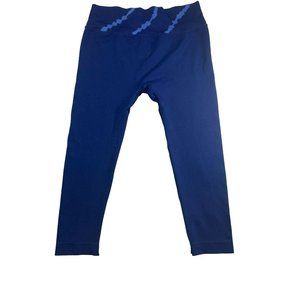 Women's Form Focus Leggings Yoga Gym Workout Walking Running Sz M/L Blue